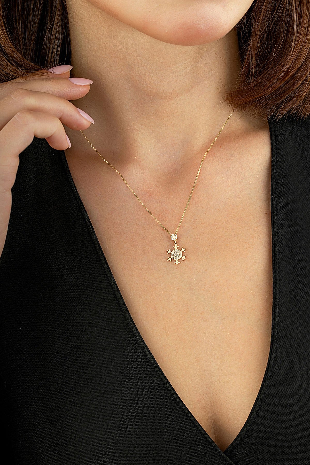 14 Ayar Altın Kolye Secondary image