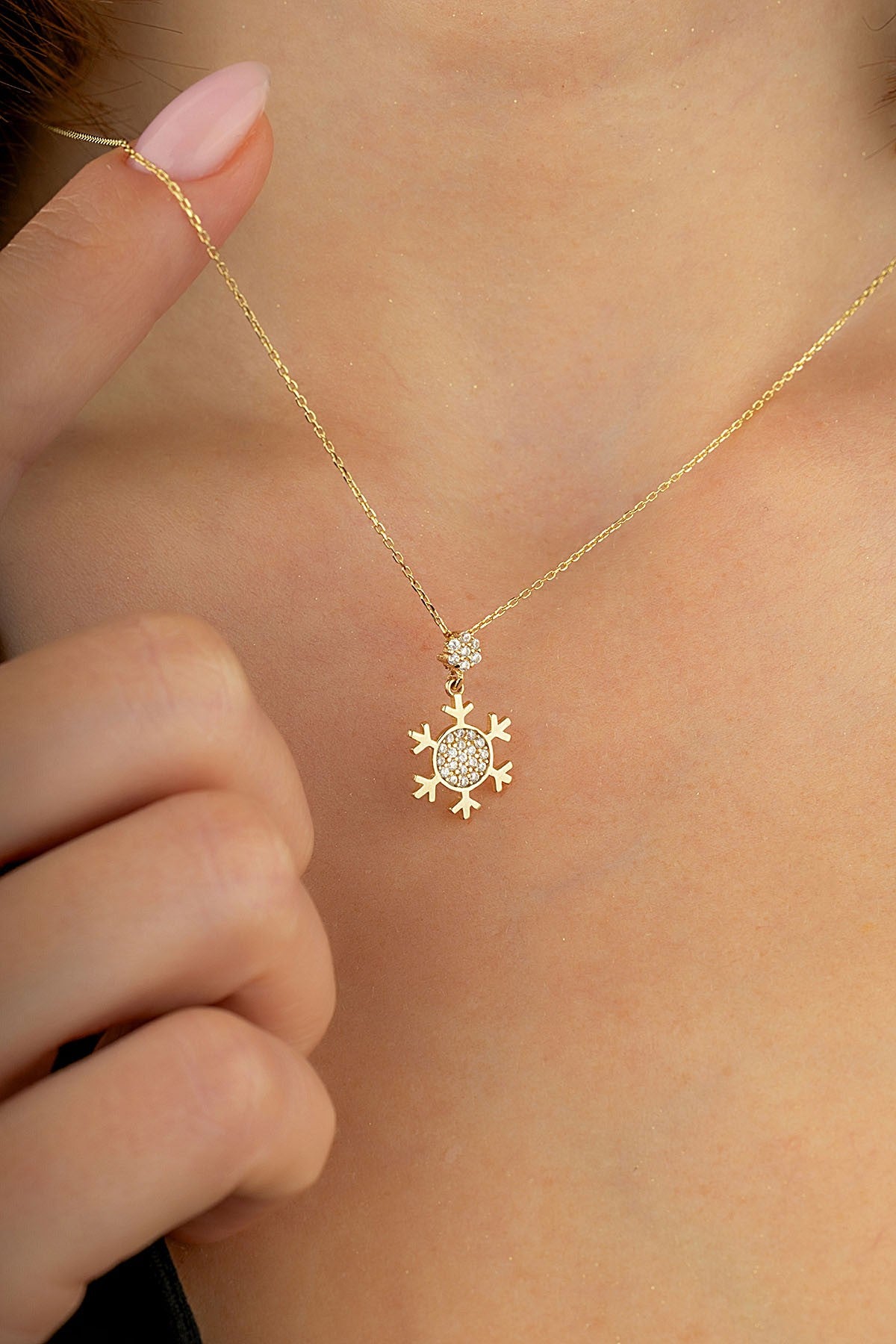 14 Ayar Altın Kolye