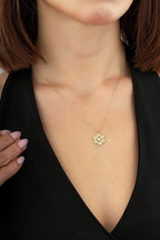 14 Ayar Kalpli Altın Kolye