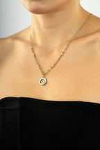 14 Ayar Mineli Altın Kolye