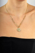 14 Ayar Mineli Altın Kolye