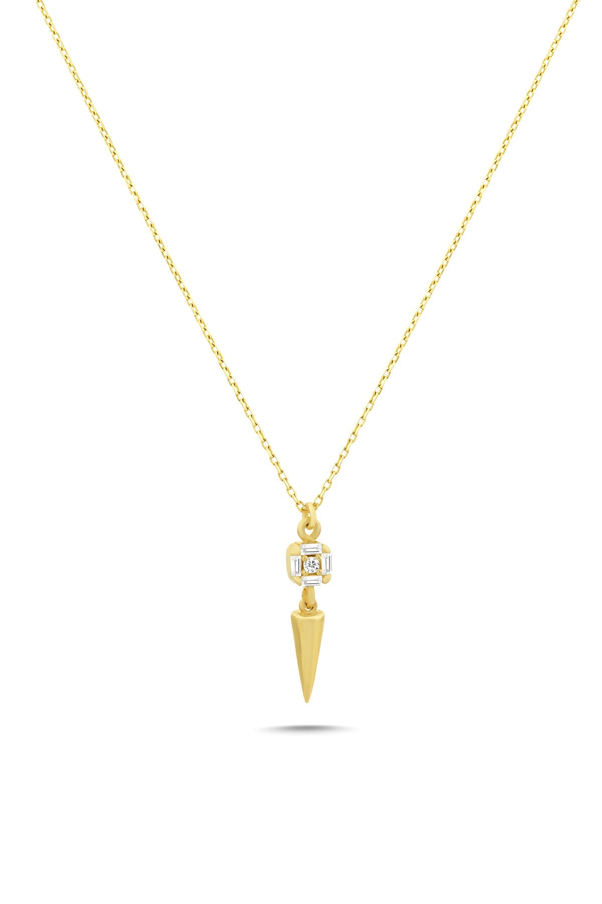 14 Ayar Taşlı Altın Kolye Main image