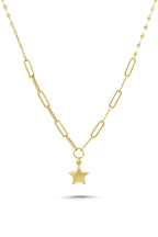 14 Ayar Ataçlı Yıldız Altın Kolye