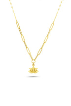 14 Ayar Lotus Çiçeği Altın Kolye