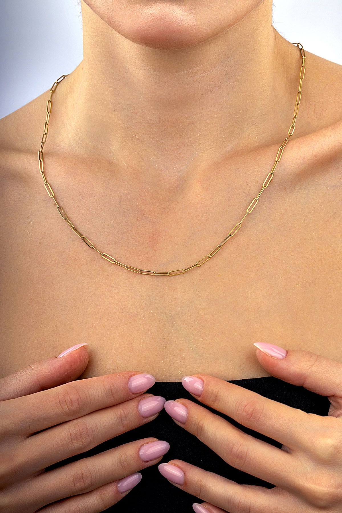 14 Ayar Ataç Altın Kolye