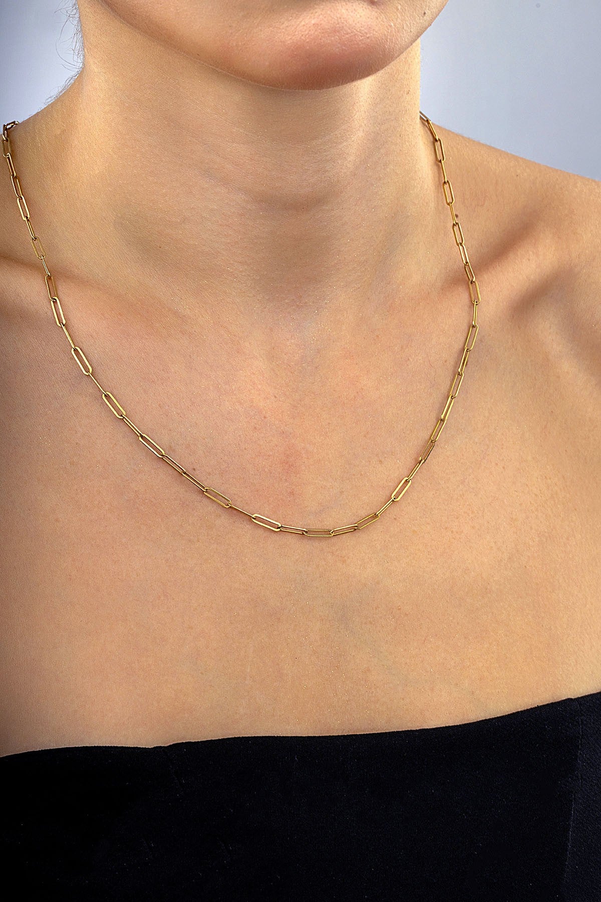 14 Ayar Ataç Altın Kolye