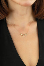 14 Ayar Geometrik Altın Kolye