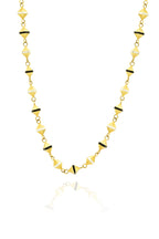 14 Ayar Mine Detaylı Altın Kolye