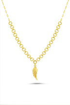 14 Ayar Kanat Figürlü Altın Kolye