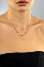 14 Ayar Kanat Figürlü Altın Kolye