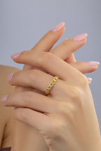 14 Ayar Zincir Altın Yüzük