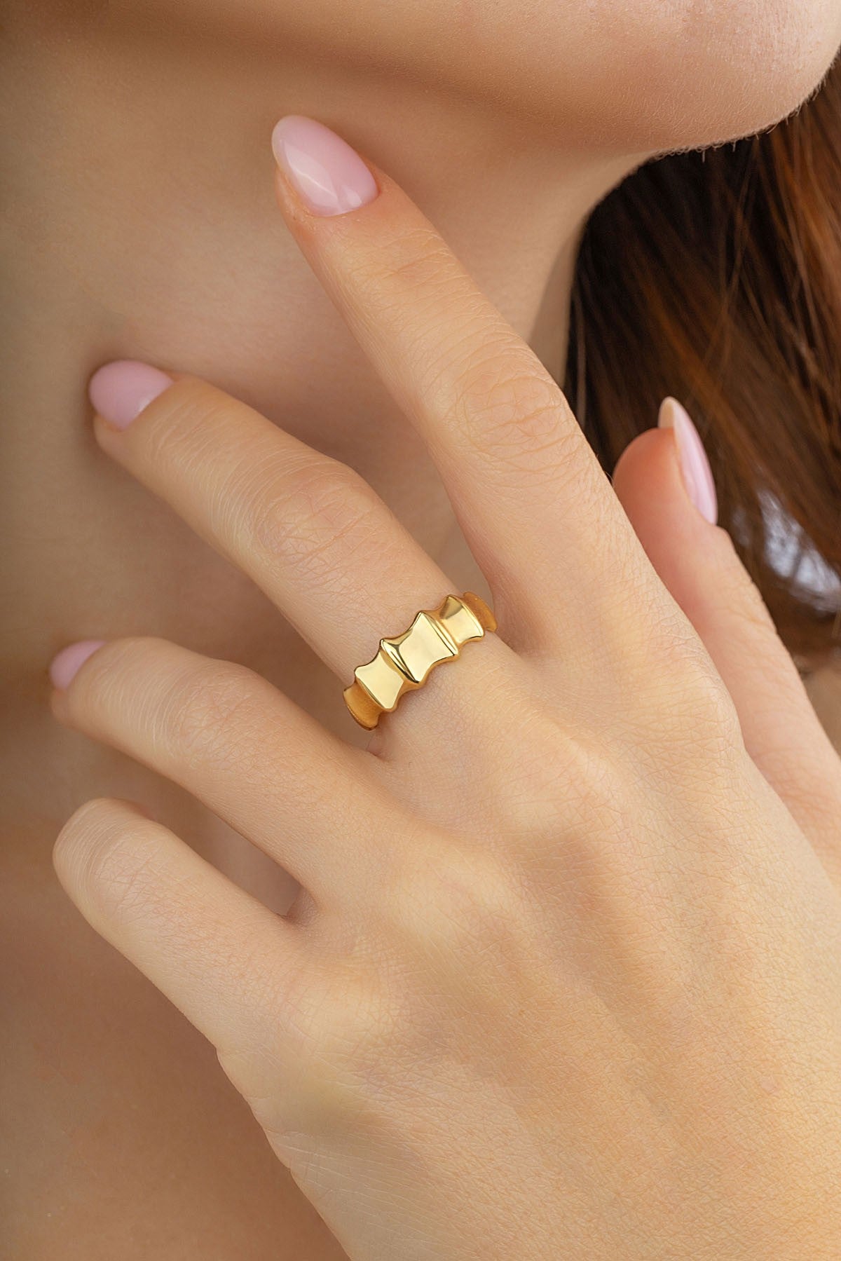 14 Ayar Linea Altın Yüzük