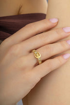 14 Ayar Bağ Altın Yüzük