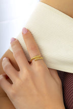 Paralel Bağ Altın Yüzük