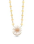 0,34 Karat Pırlantalı Fantezi Kolye