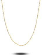 14 Ayar Boomerang Detaylı Zincir Altın Kolye