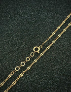 14 Ayar Boomerang Detaylı Zincir Altın Kolye