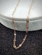 14 Ayar Boomerang Detaylı Zincir Altın Kolye