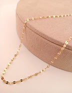 14 Ayar Boomerang Zincir Altın Kolye