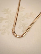 14 Ayar Balıksırtı Zincir Altın Kolye