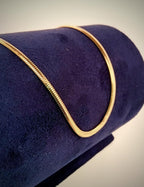 14 Ayar Balıksırtı Kalın Zincir Altın Kolye