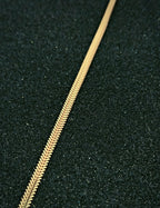 14 Ayar Balıksırtı Kalın Zincir Altın Kolye