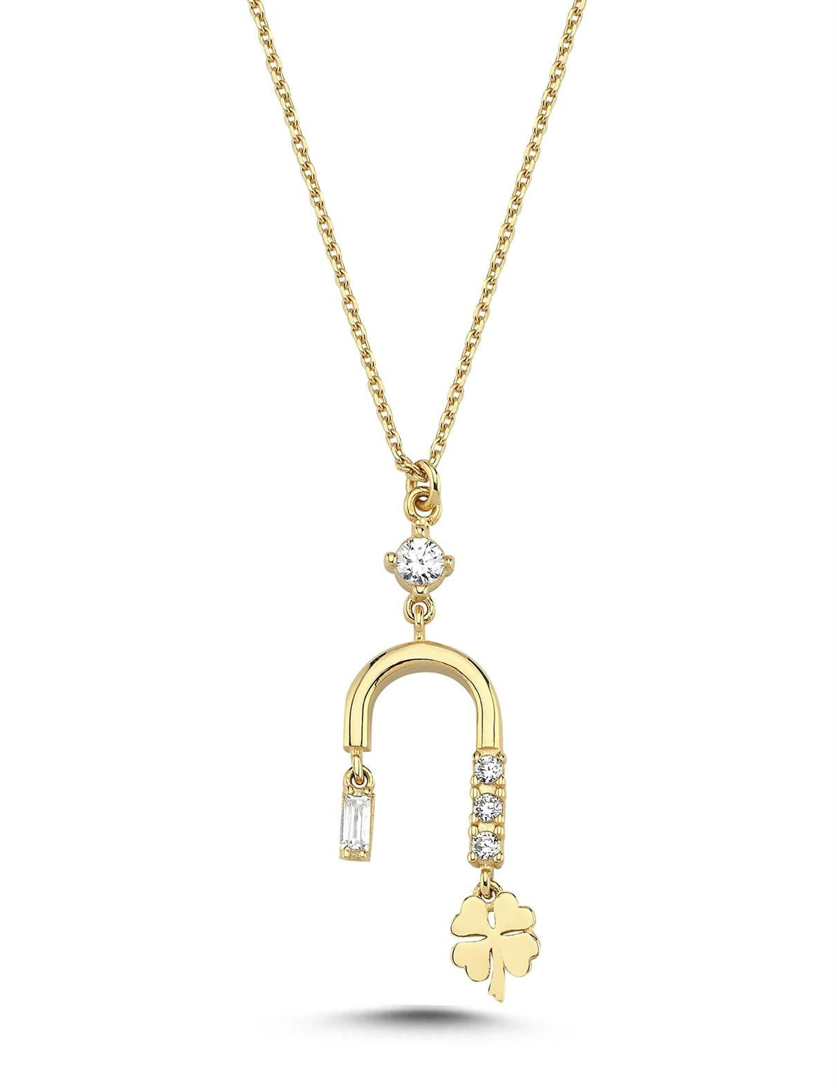 قلادة من الذهب والماس Ürün ana görseli