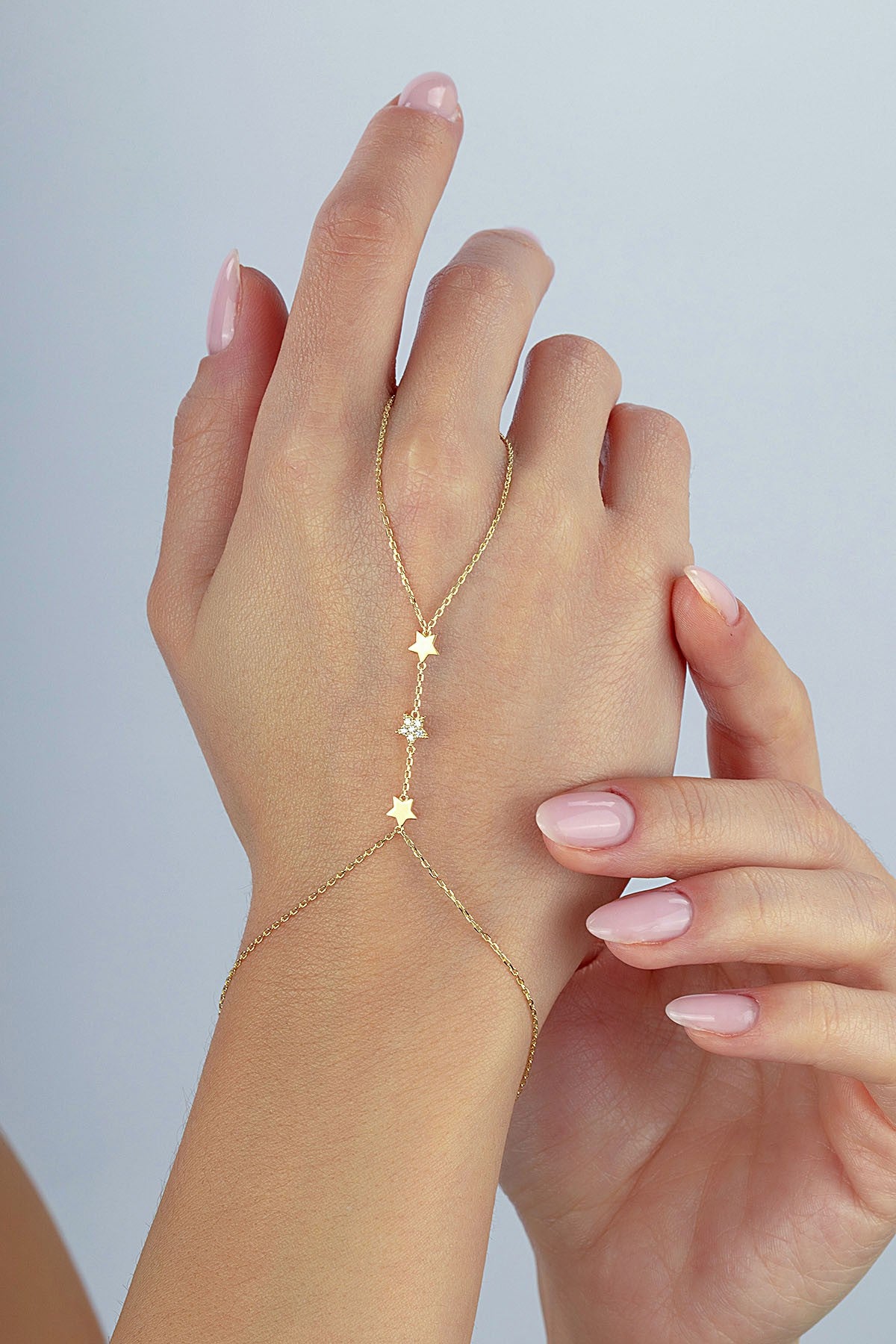 14 Ayar Yıldızlı Altın Şahmeran