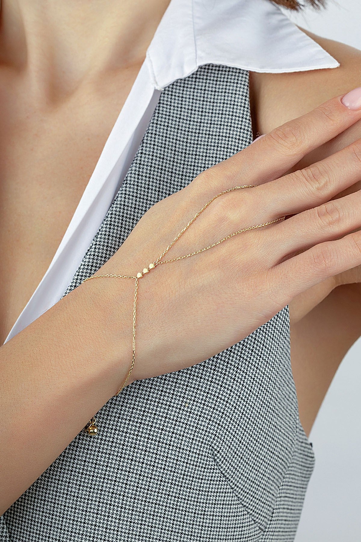 14 Ayar 3 Nokta Altın Şahmeran Ürün ana görseli