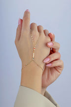 14 Ayar Mineli 4 Yoncalı Altın Şahmeran