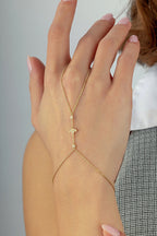 14 Ayar Taşlı Altın Şahmeran