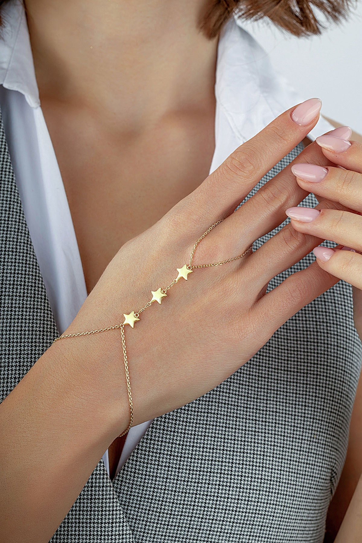 14 Ayar 3 Yıldız Altın Şahmeran Ürün ana görseli