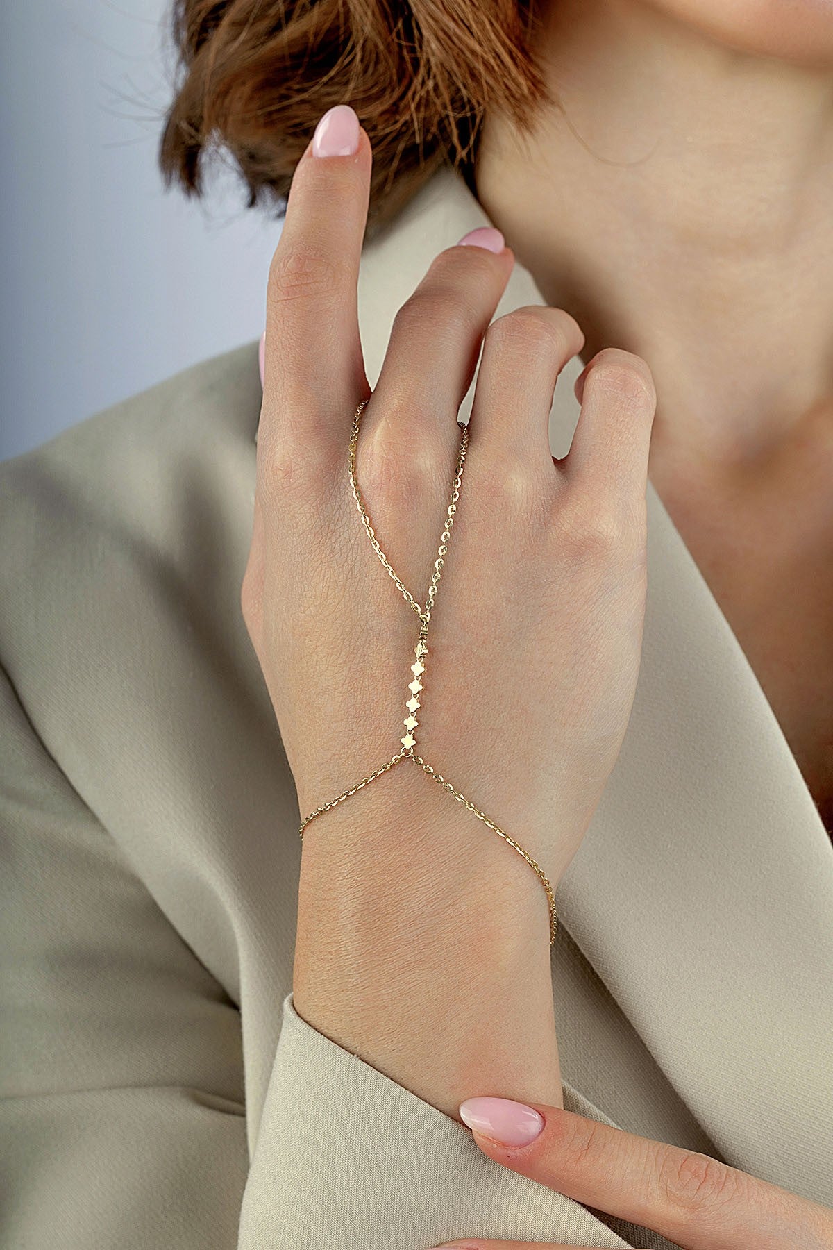 14 Ayar Sıra Yoncalı Altın Şahmeran