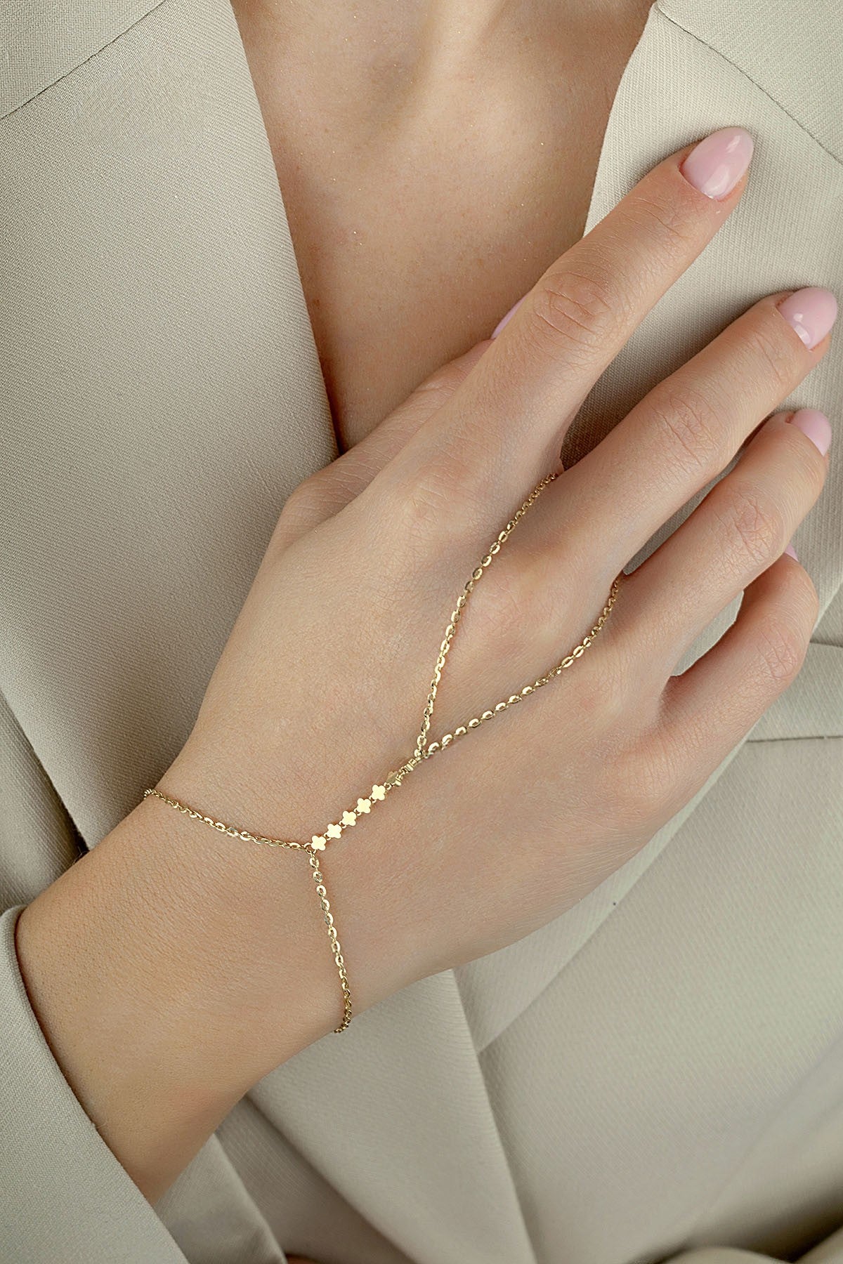 14 Ayar Sıra Yoncalı Altın Şahmeran