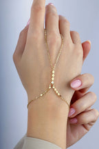 14 Ayar Birleşen Yoncalar Altın Şahmeran