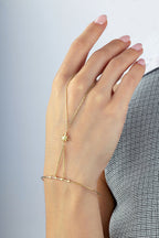 Bilezikli Boomerang Zincir Güneş Altın Şahmeran