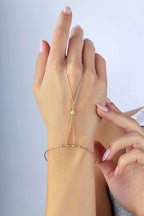 Bilezikli Boomerang Zincir Güneş Altın Şahmeran