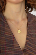 Boğa Burcu 14 Ayar Altın Kolye