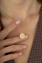 Boğa Burcu 14 Ayar Altın Kolye