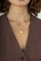 Aslan Burcu 14 Ayar Altın Kolye