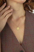 Akrep Burcu 14 Ayar Altın Kolye