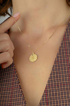 Akrep Burcu 14 Ayar Altın Kolye