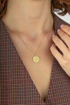 Balık Burcu 14 Ayar Altın Kolye