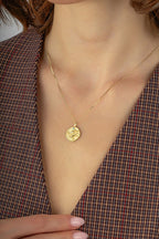 Balık Burcu 14 Ayar Altın Kolye