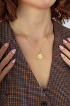 Koç Burcu 14 Ayar Altın Kolye