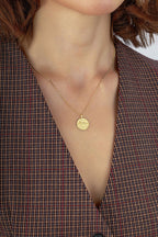 Oğlak Burcu 14 Ayar Altın Kolye