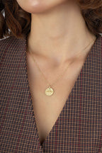 İkizler Burcu 14 Ayar Altın Kolye