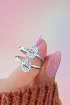 0,70 Karat Pırlantalı Oval Tektaş Yüzük