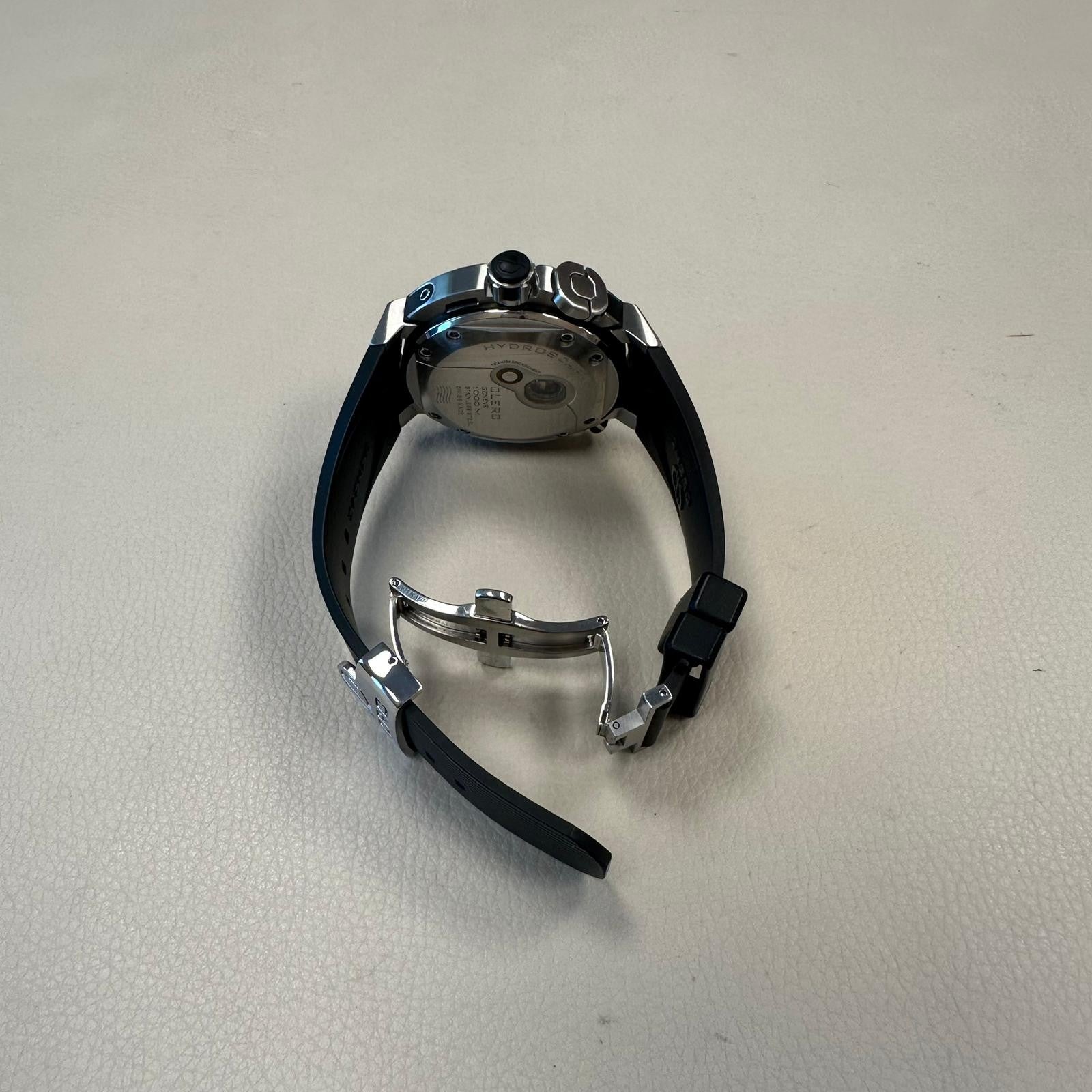 CLERC HY-SL-GMT-114 Hydroscaph GMT Power Reserve Erkek Saati