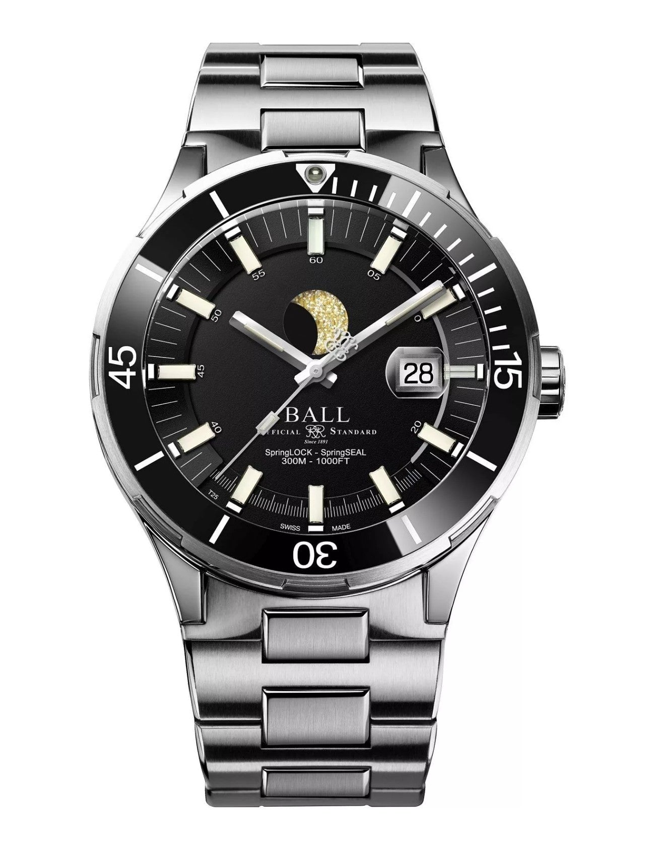 BALL DM3130B-S13J-BK Erkek Kol Saati